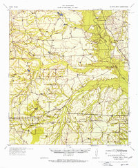 Download a high-resolution, GPS-compatible USGS topo map for Caiman Creek, TX (1957 edition)