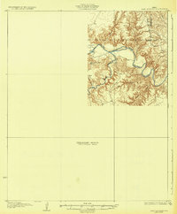 preview thumbnail of historical topo map of Fisher County, TX in 1932