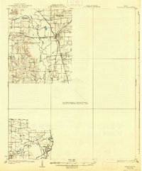 1931 Map of Carrollton, 1938 Print