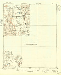 1931 Map of Carrollton, 1949 Print