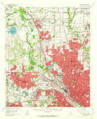 Download a high-resolution, GPS-compatible USGS topo map for Carrollton, TX (1963 edition)