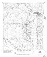 1956 Map of Center Point, TX