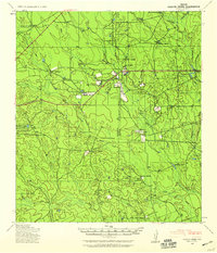 1940 Map of Maverick County, TX, 1959 Print