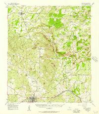 Download a high-resolution, GPS-compatible USGS topo map for Cherokee, TX (1957 edition)