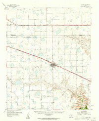 Download a high-resolution, GPS-compatible USGS topo map for Claude, TX (1961 edition)