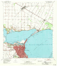 1951 Map of Corpus Christi, 1969 Print
