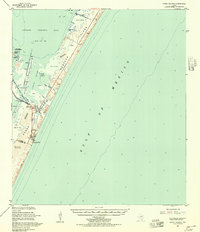 1951 Map of Crane Islands, 1957 Print
