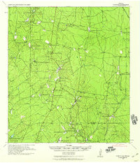 1938 Map of Cuevitas, 1959 Print