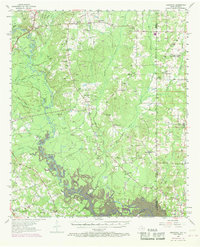 1956 Map of Deadwood, 1969 Print