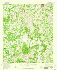 Download a high-resolution, GPS-compatible USGS topo map for Dennis, TX (1960 edition)
