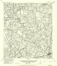 Download a high-resolution, GPS-compatible USGS topo map for Dewville, TX (1956 edition)