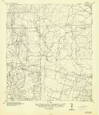 preview thumbnail of historical topo map of Frio County, TX in 1942