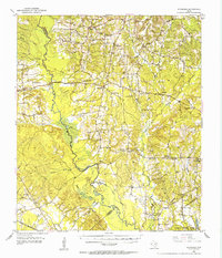Download a high-resolution, GPS-compatible USGS topo map for Douglass, TX (1953 edition)