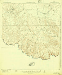 preview thumbnail of historical topo map of Terrell County, TX in 1918