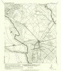 1957 Map of Eagle Lake, TX