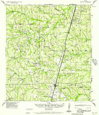Download a high-resolution, GPS-compatible USGS topo map for Encinal, TX (1957 edition)
