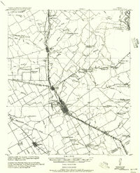 1956 Map of Ennis, TX