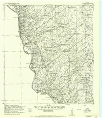 1938 Map of Falcon, 1956 Print