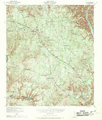 1941 Map of Val Verde County, TX, 1970 Print