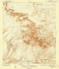 Download a high-resolution, GPS-compatible USGS topo map for Finlay Mountains, TX (1943 edition)