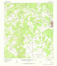 1954 Map of Fleming, 1956 Print