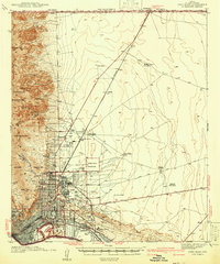 1942 Map of Fort Bliss