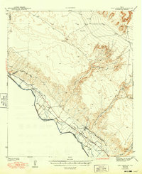 1943 Map of Acala, TX, 1949 Print