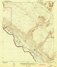 1943 Map of Fort Hancock, TX