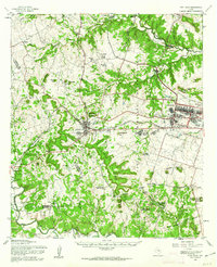Download a high-resolution, GPS-compatible USGS topo map for Fort Hood, TX (1962 edition)