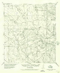 Download a high-resolution, GPS-compatible USGS topo map for Franklin Settlement, TX (1956 edition)