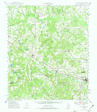 preview thumbnail of historical topo map of Frankston, TX in 1949