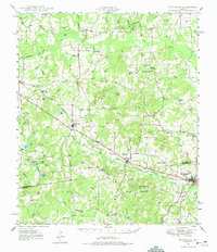 Download a high-resolution, GPS-compatible USGS topo map for Frankston, TX (1975 edition)