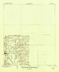 1929 Map of Frisco, 1949 Print