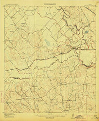 1914 Map of Gay Hill