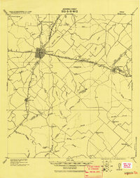 1919 Map of Giddings