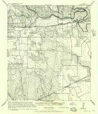 1956 Map of Columbus, TX