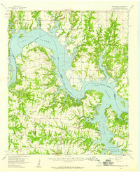 Download a high-resolution, GPS-compatible USGS topo map for Gordonville, TX (1959 edition)