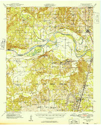preview thumbnail of historical topo map of Grant, OK in 1949