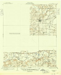 preview thumbnail of historical topo map of Grapevine, TX in 1931