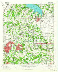 Download a high-resolution, GPS-compatible USGS topo map for Grapevine, TX (1964 edition)
