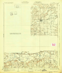 1931 Map of Grapevine