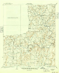 preview thumbnail of historical topo map of Brown County, TX in 1927