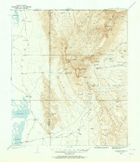 preview thumbnail of historical topo map of Culberson County, TX in 1933