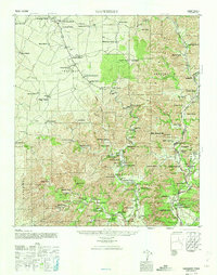 1947 Map of Real County, TX, 1973 Print