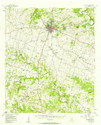 preview thumbnail of historical topo map of Hamilton, TX in 1956