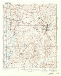 1939 Map of Smith County, TX