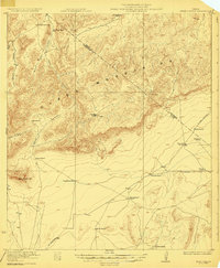 1923 Map of Hess Canyon