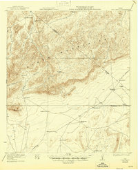 1923 Map of Hess Canyon, 1946 Print