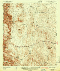 Download a high-resolution, GPS-compatible USGS topo map for Heuco Mountains, TX (1943 edition)