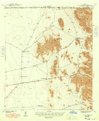 Download a high-resolution, GPS-compatible USGS topo map for Heuco Tanks, TX (1949 edition)